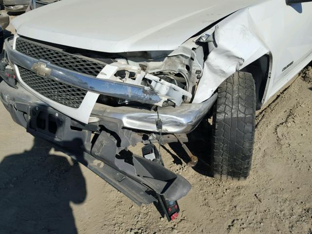 1GCCS196548202358 - 2004 CHEVROLET COLORADO WHITE photo 9