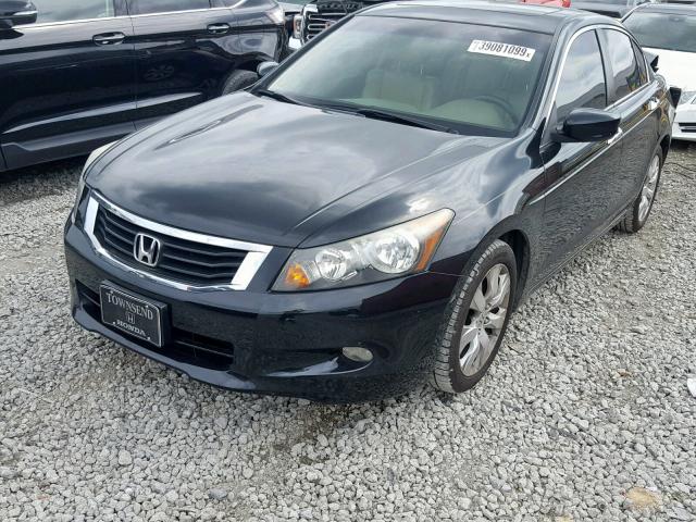 1HGCP3F88AA023403 - 2010 HONDA ACCORD EXL BLACK photo 2