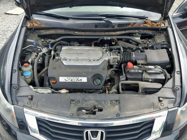 1HGCP3F88AA023403 - 2010 HONDA ACCORD EXL BLACK photo 7