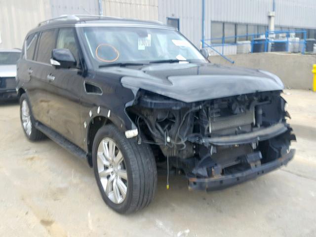 JN8AZ2NE7B9004334 - 2011 INFINITI QX56 BLACK photo 1