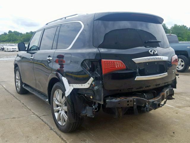 JN8AZ2NE7B9004334 - 2011 INFINITI QX56 BLACK photo 3