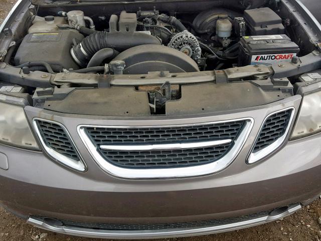 5S3ET13MX62802807 - 2006 SAAB 9-7X ARC GRAY photo 7