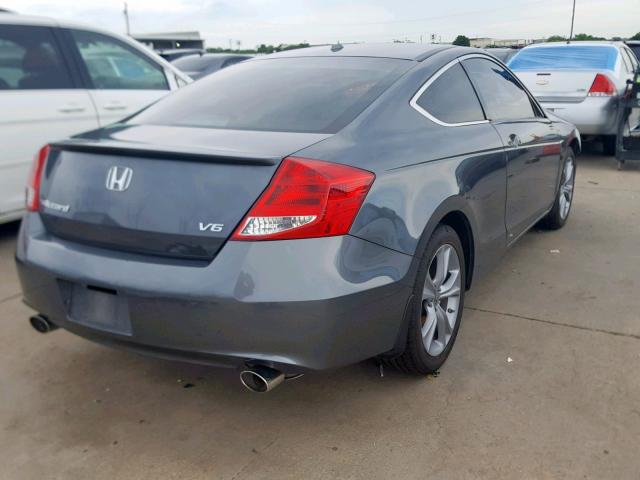 1HGCS2B83CA006171 - 2012 HONDA ACCORD EXL GRAY photo 4