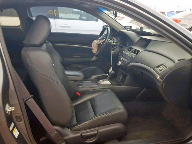 1HGCS2B83CA006171 - 2012 HONDA ACCORD EXL GRAY photo 5