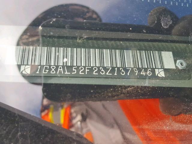 1G8AL52F23Z137946 - 2003 SATURN ION LEVEL WHITE photo 10