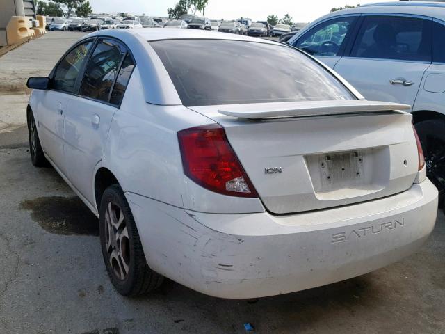 1G8AL52F23Z137946 - 2003 SATURN ION LEVEL WHITE photo 3