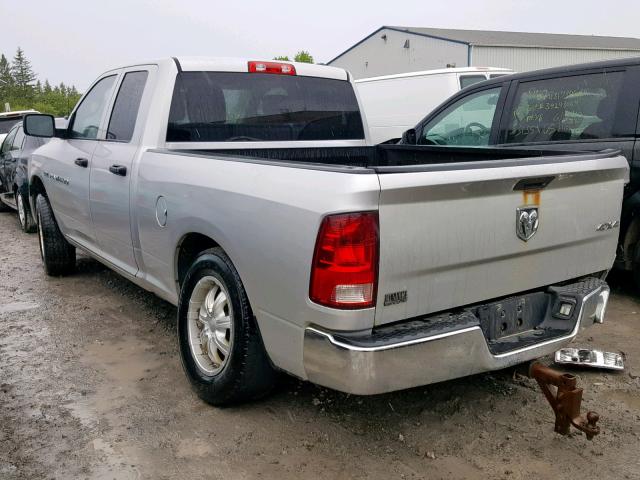 1C6RD7FTXCS252912 - 2012 DODGE RAM 1500 S SILVER photo 3