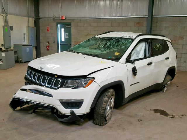 3C4NJDAB7JT100899 - 2018 JEEP COMPASS SP 白色 照片 2