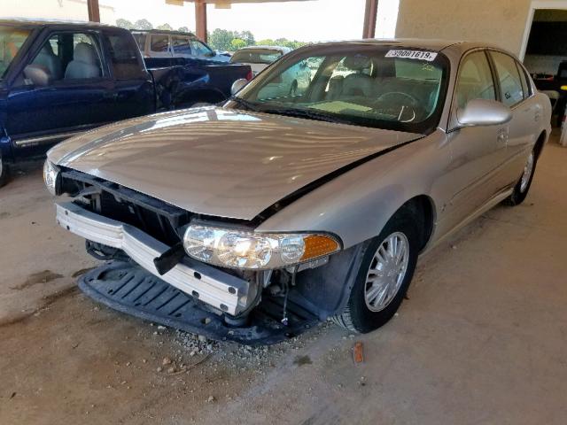 1G4HP54K744155114 - 2004 BUICK LESABRE CU SILVER photo 2