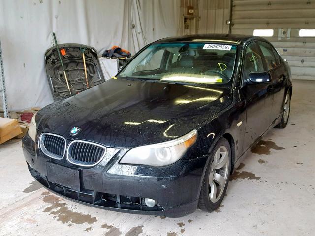 WBANA53515B857086 - 2005 BMW 525 I BLACK photo 2