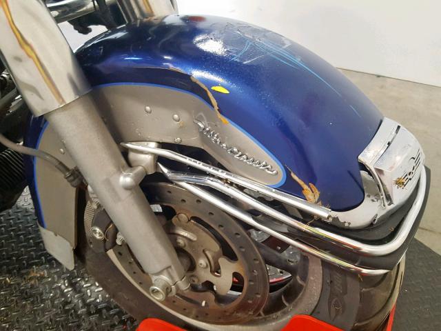 1HD1FC4177Y609555 - 2007 HARLEY-DAVIDSON FLHTCUI BLUE photo 13