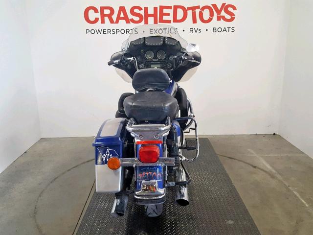 1HD1FC4177Y609555 - 2007 HARLEY-DAVIDSON FLHTCUI BLUE photo 4