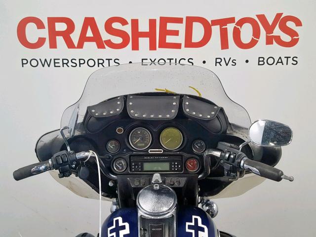 1HD1FC4177Y609555 - 2007 HARLEY-DAVIDSON FLHTCUI BLUE photo 8