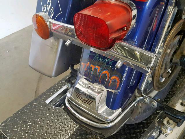 1HD1FC4177Y609555 - 2007 HARLEY-DAVIDSON FLHTCUI BLUE photo 9