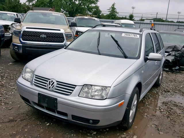 WVWSR61JX4W048312 - 2004 VOLKSWAGEN JETTA GLS SILVER photo 2