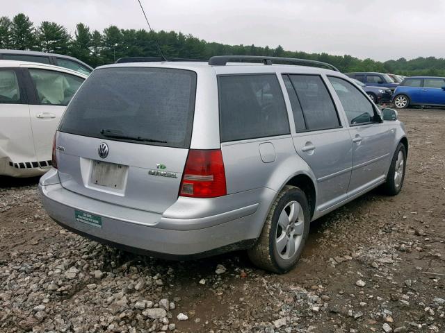 WVWSR61JX4W048312 - 2004 VOLKSWAGEN JETTA GLS SILVER photo 4