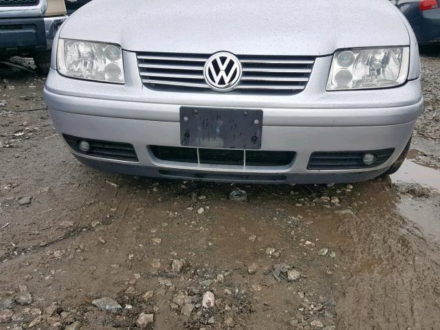 WVWSR61JX4W048312 - 2004 VOLKSWAGEN JETTA GLS SILVER photo 9