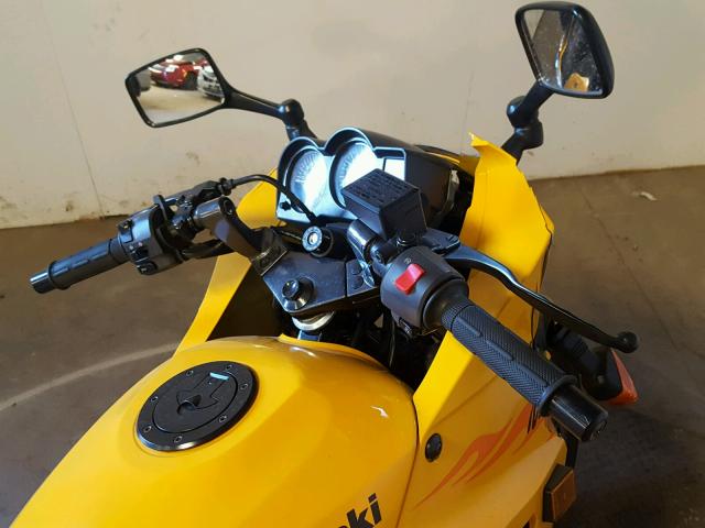 JKAEXMF126DA25599 - 2006 KAWASAKI EX250 F YELLOW photo 5