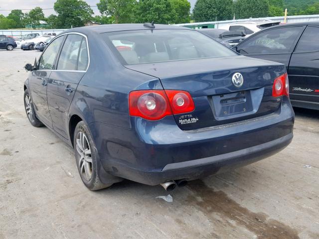 3VWDT71K56M690784 - 2006 VOLKSWAGEN JETTA TDI BLUE photo 3