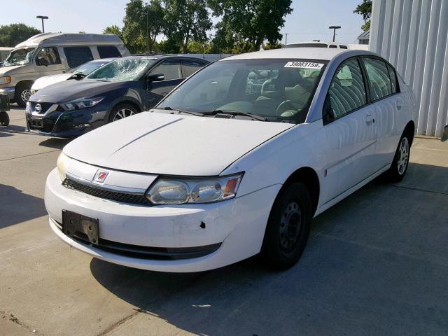 1G8AJ52F73Z111638 - 2003 SATURN ION LEVEL WHITE photo 2