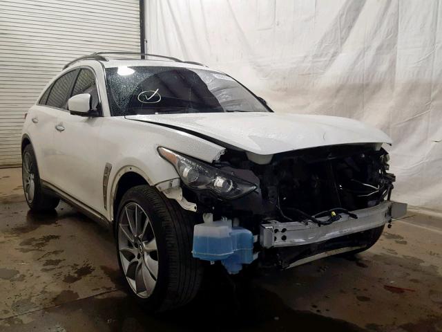 JN8CS1MW9DM173398 - 2013 INFINITI FX37 WHITE photo 1