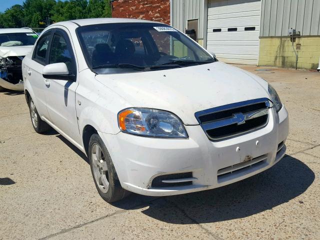 KL1TG56637B164687 - 2007 CHEVROLET AVEO LT WHITE photo 1