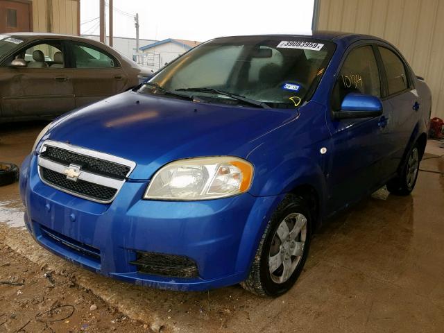 KL1TD56628B091788 - 2008 CHEVROLET AVEO BASE Mavi foto 2