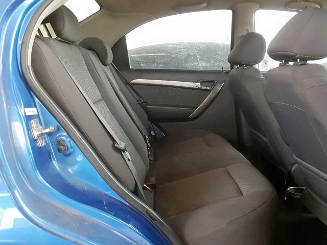 KL1TD56628B091788 - 2008 CHEVROLET AVEO BASE Mavi foto 6
