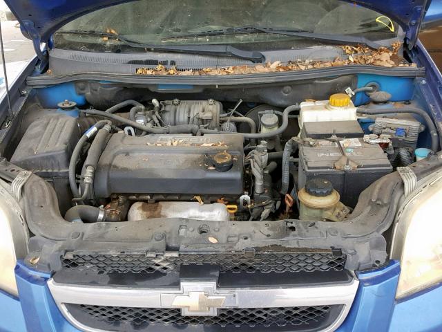 KL1TD56628B091788 - 2008 CHEVROLET AVEO BASE Mavi foto 7