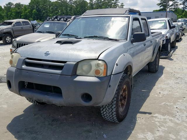 1N6ED29X32C384070 - 2002 NISSAN FRONTIER C SILVER photo 2