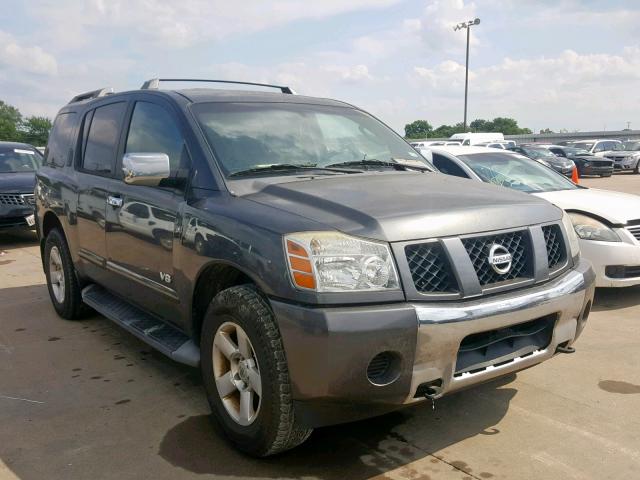 5N1AA08CX7N709981 - 2007 NISSAN ARMADA SE GRAY photo 1