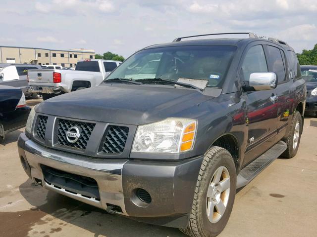 5N1AA08CX7N709981 - 2007 NISSAN ARMADA SE GRAY photo 2