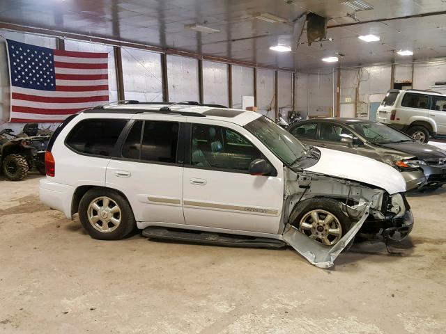 1GKDT13S722202888 - 2002 GMC ENVOY WHITE photo 9