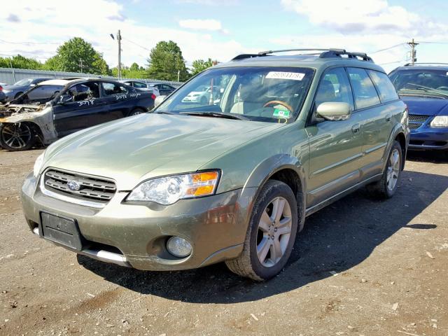 4S4BP86C564306645 - 2006 SUBARU LEGACY OUT GREEN photo 2