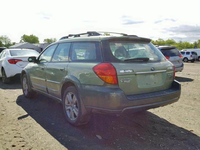 4S4BP86C564306645 - 2006 SUBARU LEGACY OUT GREEN photo 3