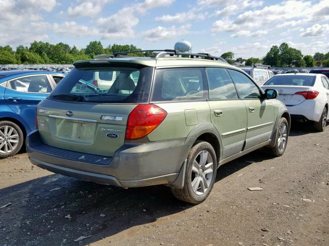 4S4BP86C564306645 - 2006 SUBARU LEGACY OUT GREEN photo 4