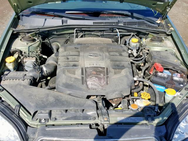 4S4BP86C564306645 - 2006 SUBARU LEGACY OUT GREEN photo 7