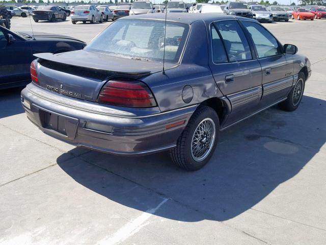 1G2NE54N2PC786729 - 1993 PONTIAC GRAND AM S GRAY photo 4