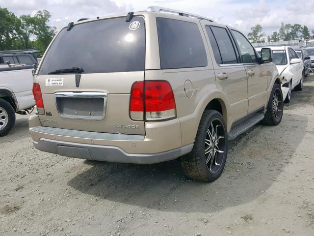 5LMEU88H14ZJ47523 - 2004 LINCOLN AVIATOR Qızıl foto 4