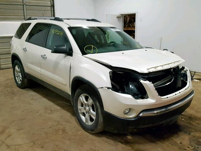 1GKKVPED6CJ239246 - 2012 GMC ACADIA SLE WHITE photo 1