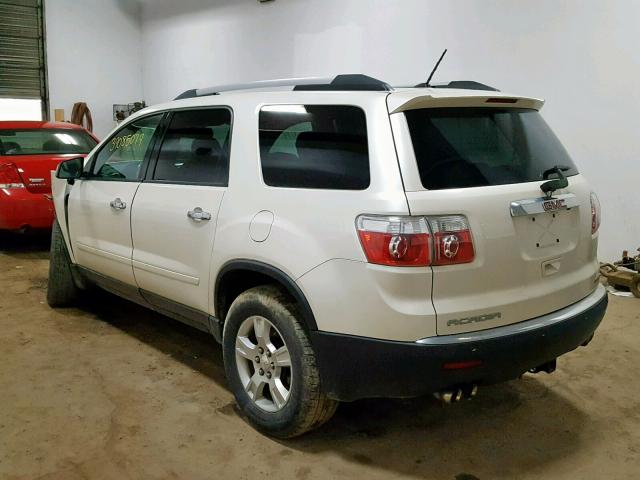 1GKKVPED6CJ239246 - 2012 GMC ACADIA SLE WHITE photo 3