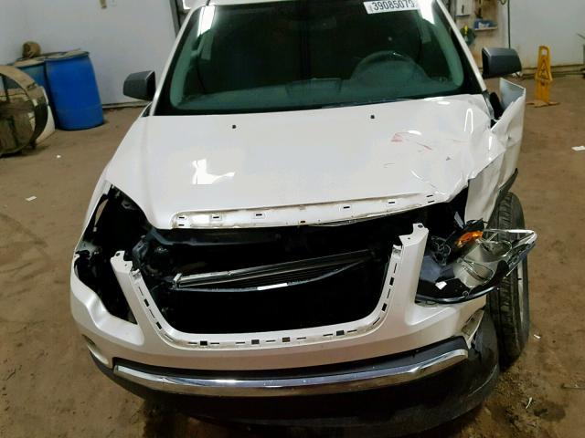 1GKKVPED6CJ239246 - 2012 GMC ACADIA SLE WHITE photo 7