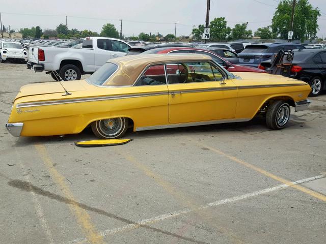 21847L183263 - 1962 CHEVROLET IMPALA YELLOW photo 9