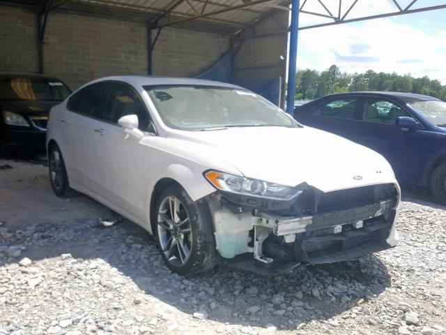 3FA6P0K90GR101654 - 2016 FORD FUSION TIT WHITE photo 1