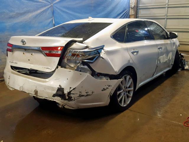 4T1BK1EB4DU057119 - 2013 TOYOTA AVALON BAS WHITE photo 4