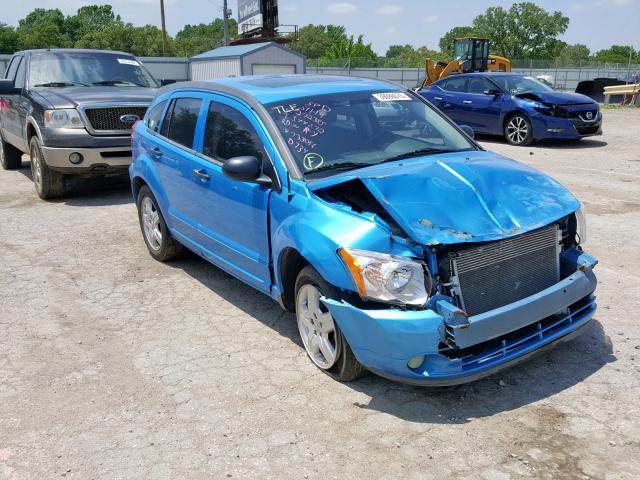 1B3HB48B88D733056 - 2008 DODGE CALIBER SX BLUE photo 1