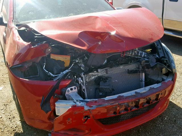 1C3CDFBB2ED907677 - 2014 DODGE DART SXT RED photo 9