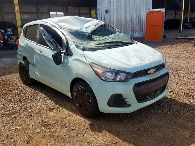 KL8CB6SA0JC476581 - 2018 CHEVROLET SPARK LS TURQUOISE photo 1