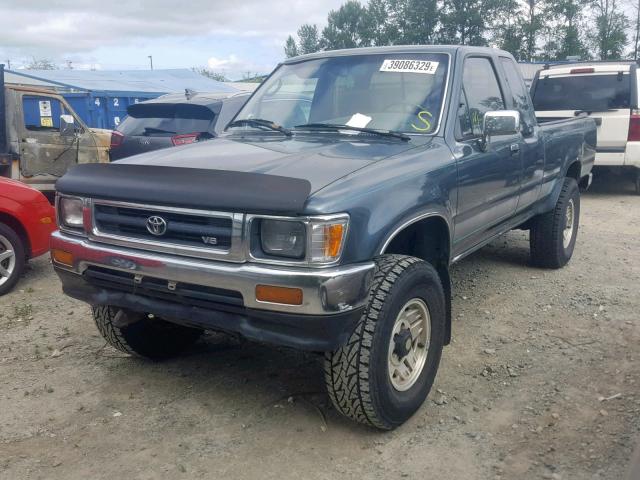 JT4VN13G2N5084614 - 1992 TOYOTA PICKUP 1/2 GREEN photo 2