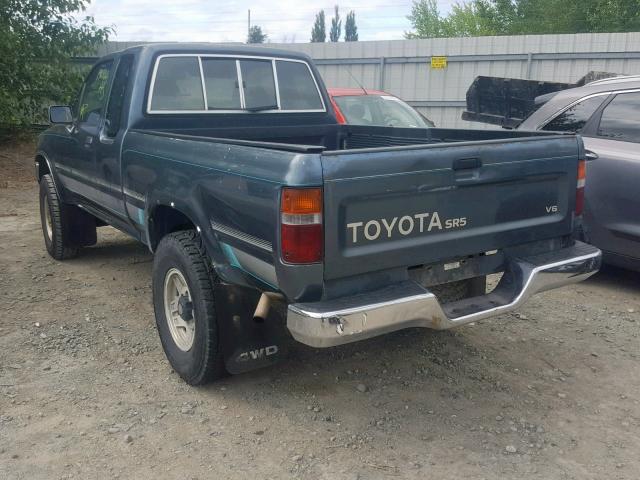 JT4VN13G2N5084614 - 1992 TOYOTA PICKUP 1/2 GREEN photo 3